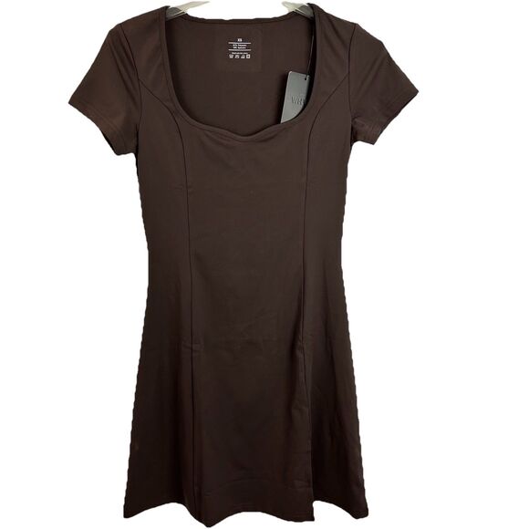 Fefhw Women's Sexy Bodycon Mini Dress Stretchy Side Slit A Line Short Dresses XS - Picture 1 of 8